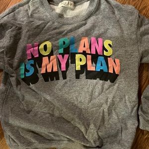 Cute sweatshirt from a local boutique